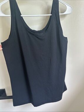 Spanx Black Women's Scoop Neck Tank Top Size Large